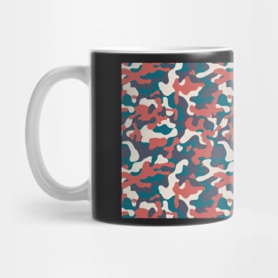 Colorful Retro camouflage pet bandana Mug